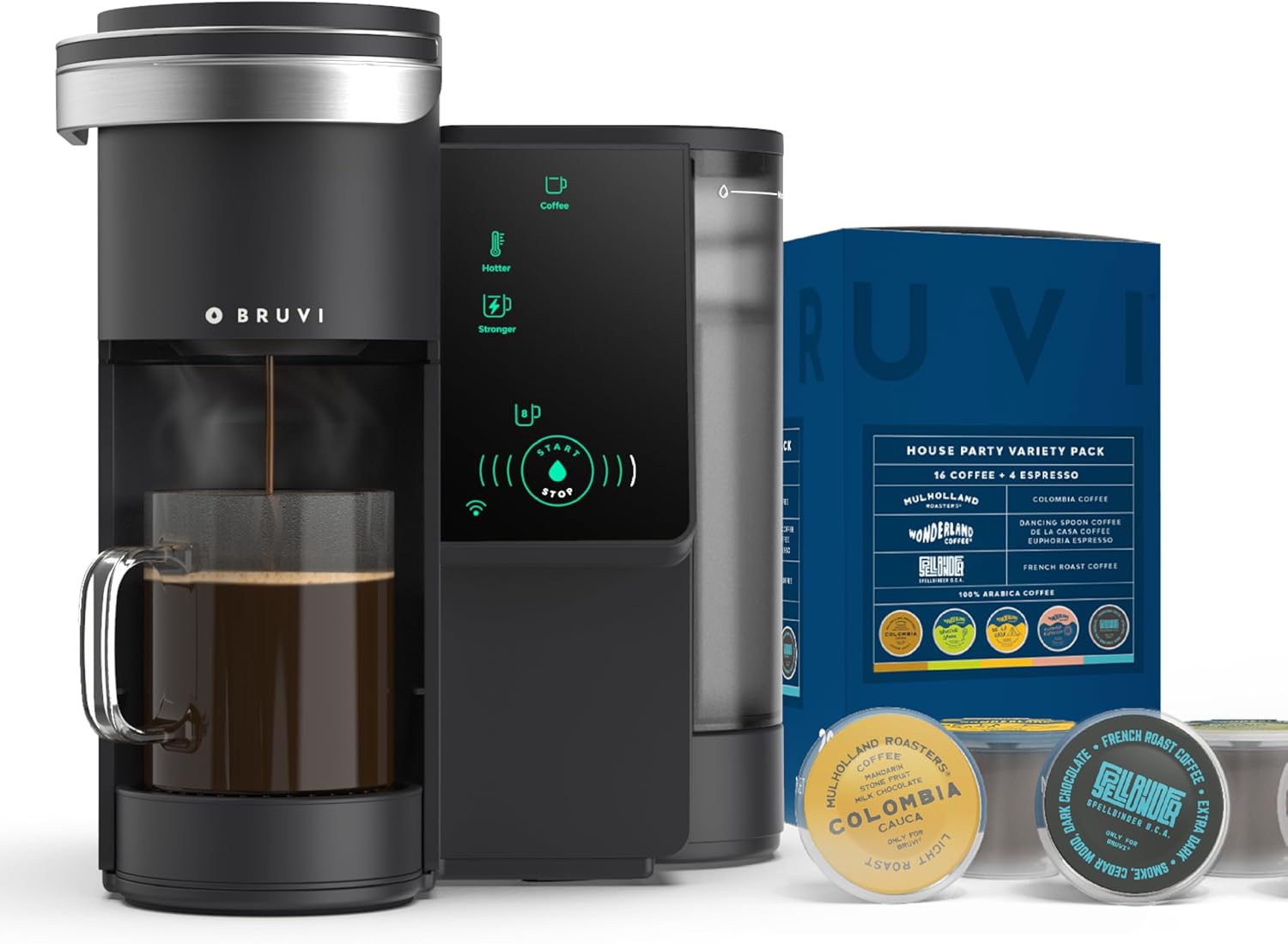 Coffee Tea Espresso Machines - Single-Serve Coffee Maker Bundle - Brews