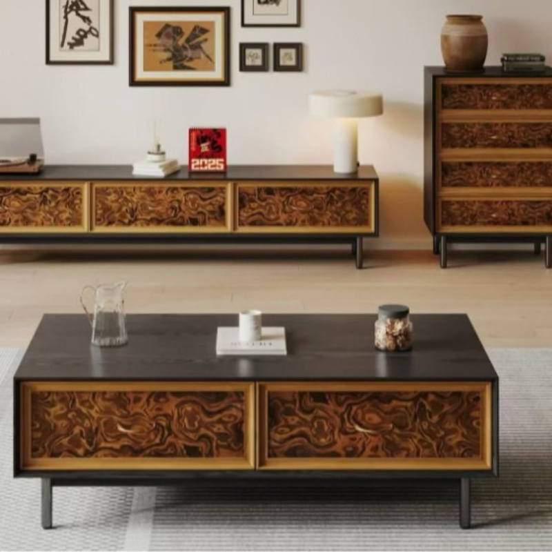 Coffee & Tea Phúc Long - Medieval style solid wood coffee table