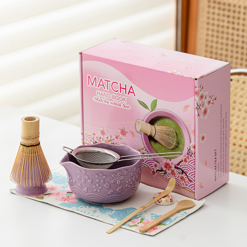 Matcha Whisk Set - 8pc Light Luxury Matcha Kit Japanese