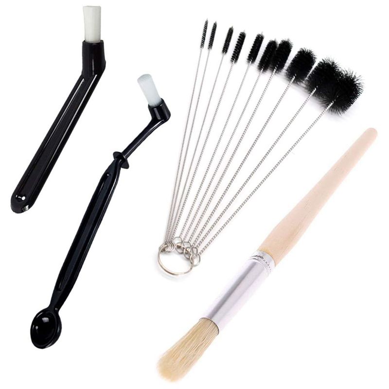 Coffee Tea Espresso Machines - AT21-Coffee Cleaning Brush,8 Pieces Coffee Tea