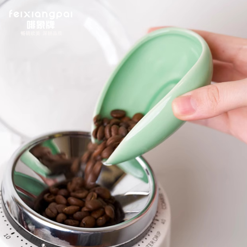Coffee Tea Game - Ceramic Coffee Bean Dosing Tray Coffee
