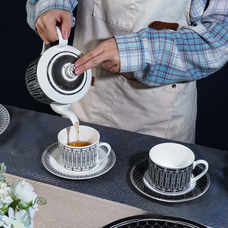 Coffee Tea Game - Simple European-Style Tea Set Ceramic Coffee