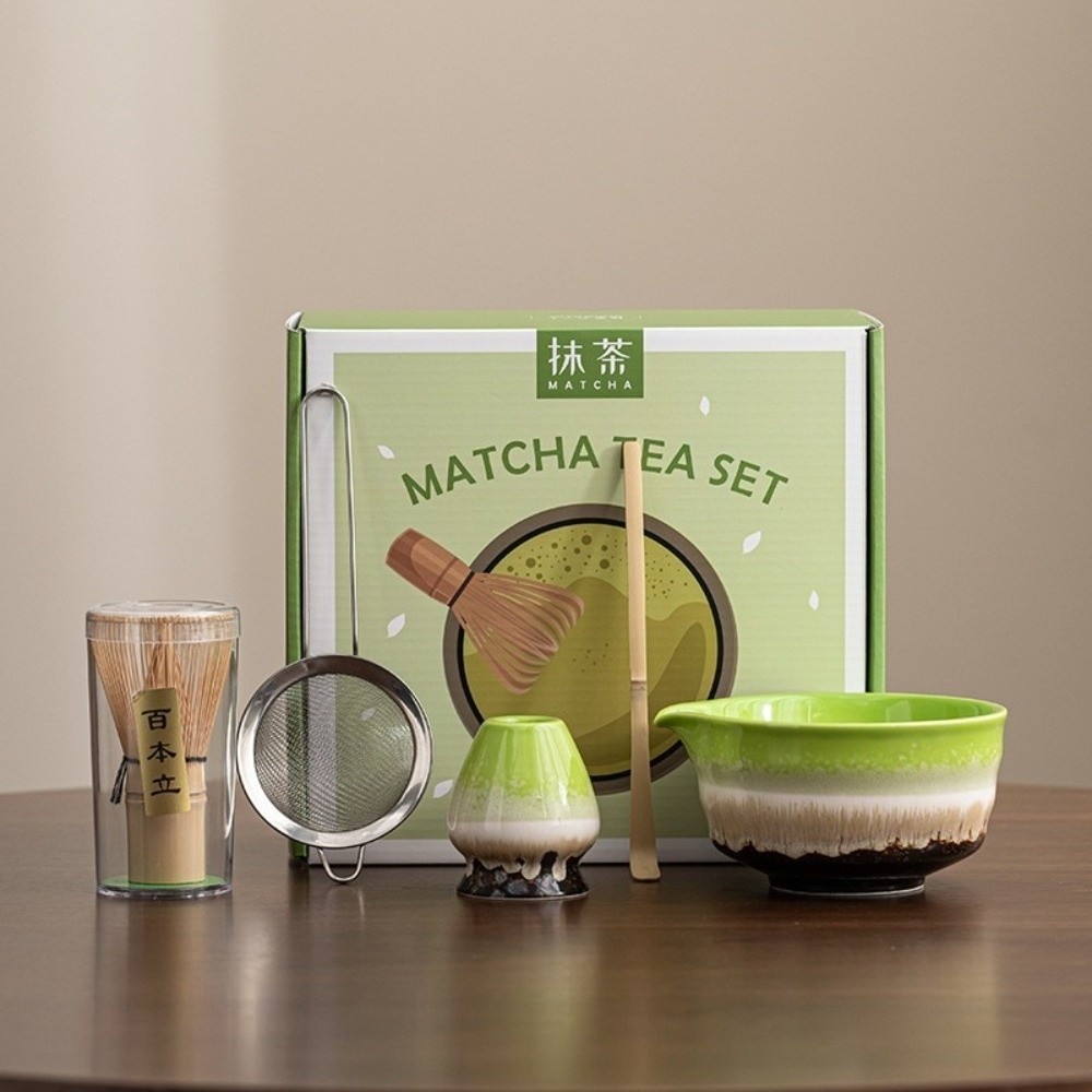 Matcha Whisk Set - Tea Sticks Japanese Matcha Tea Set
