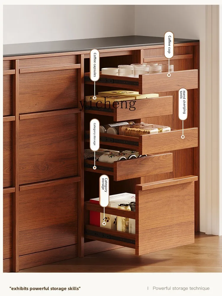 Coffee & Tea Phúc Long - Zz Rock Slab Dining Side Cabinet