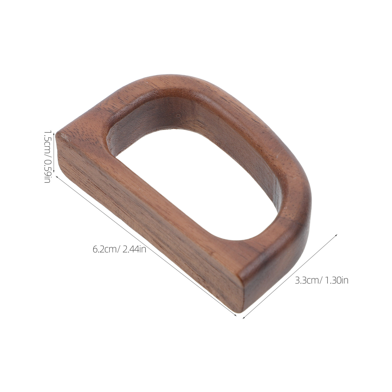 2Pcs Walnut Wood Mug Handle Er - Coffee Tea Replacement recension och pris