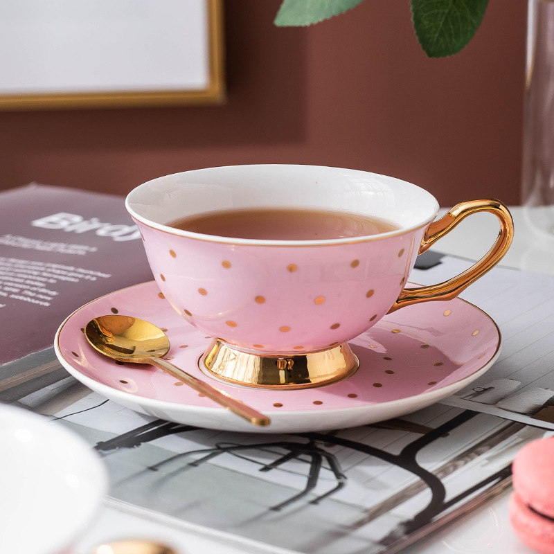 Ceramic Pink Coffee Mugs with  - Coffee Tea Game recension och pris