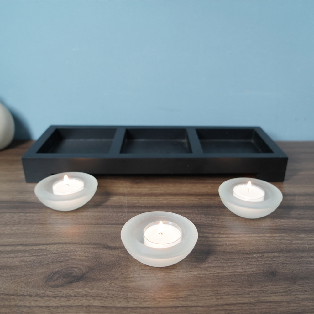 1 Set Glass Tea Light Holders  - Coffee Tea Holders recension och pris