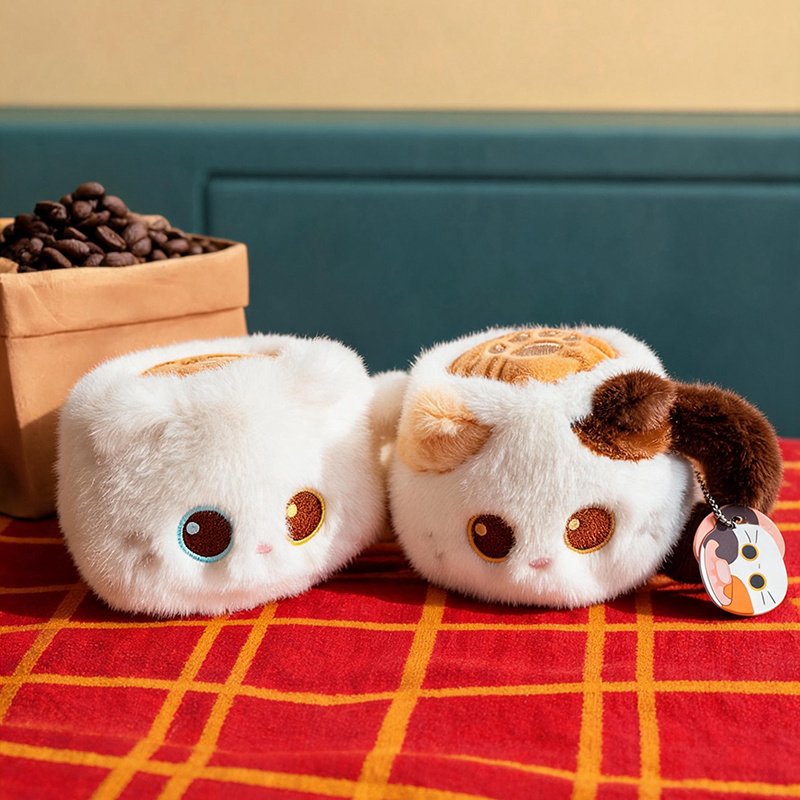 Cute Cat Coffee Cup Plush Toy  - Coffee Tea Espresso Machines recension och pris