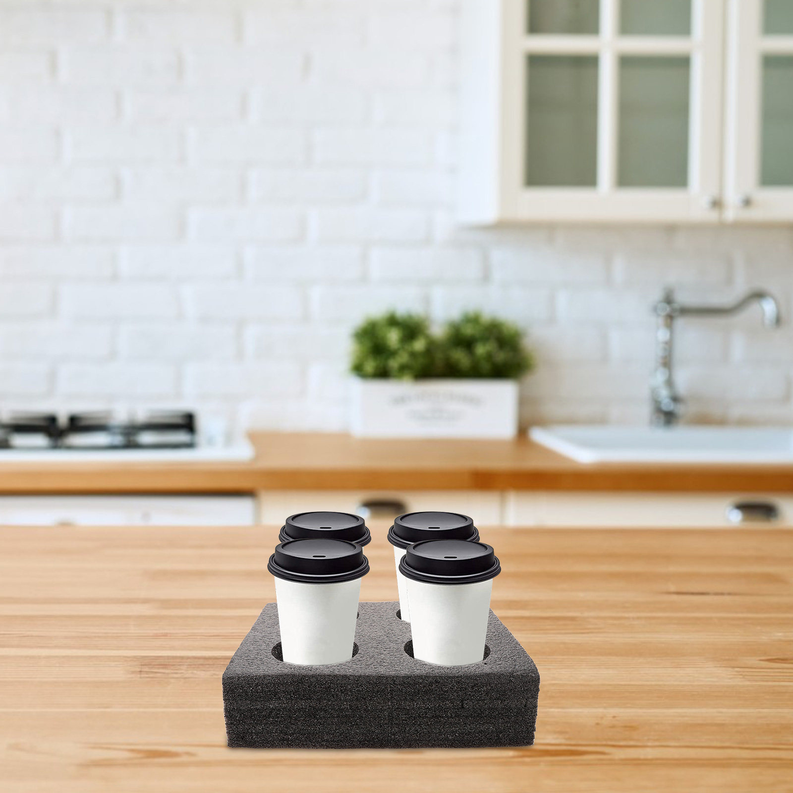Multi-Hole Cup Carrier Tray fo - Coffee Tea Holders recension och pris