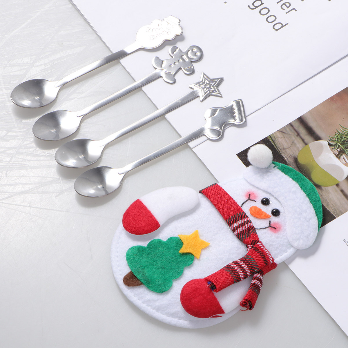 5Pcs Stainless Steel Christmas - Coffee Tea Bags recension och pris