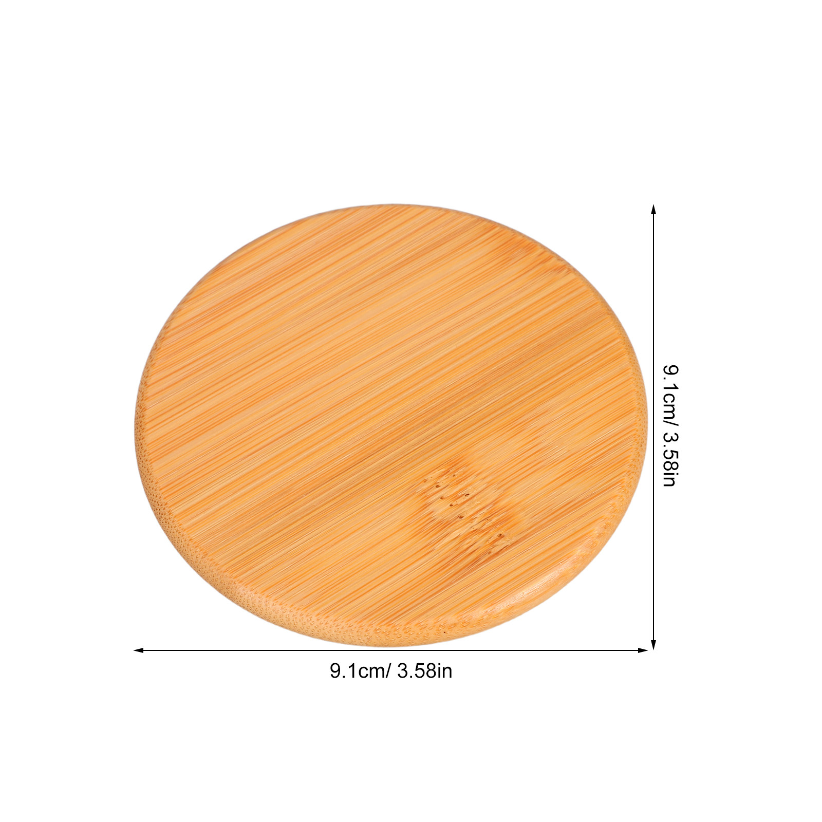 4Pcs Bamboo Cup Lids Round Uni - Coffee Tea Replacement recension och pris