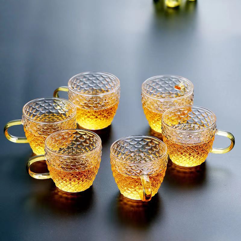 Glass Tea Cups small Cups Home - Coffee Tea Mix recension och pris