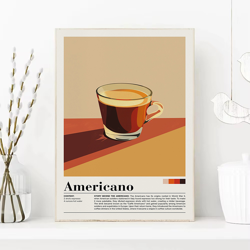 Vintage Coffee Beverage Poster - Coffee Tea Picture recension och pris
