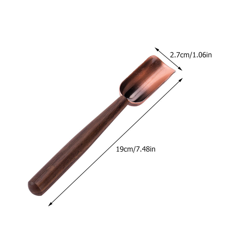 Vintage Long Handle Wooden Tea - Coffee Tea Leaf recension och pris