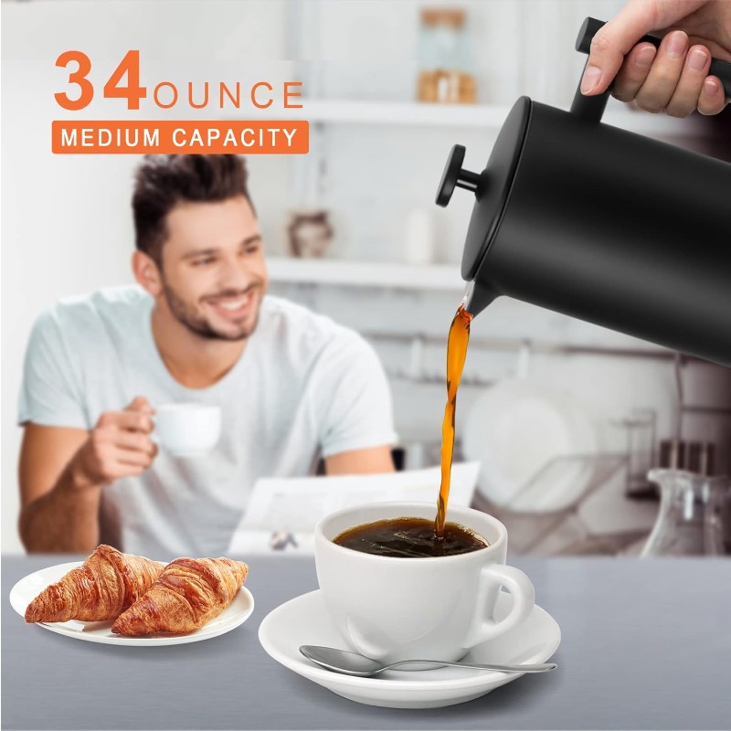 French Press Coffee Maker 34 O - French Press Coffee & Tea recension och pris