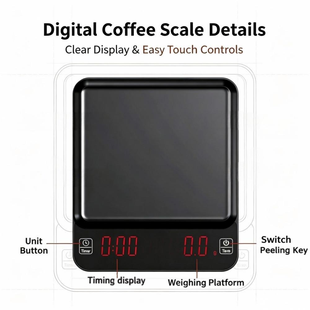 3kg/0.1g High Precision Digita - Coffee & Tea Garden Lincoln Menu recension och pris