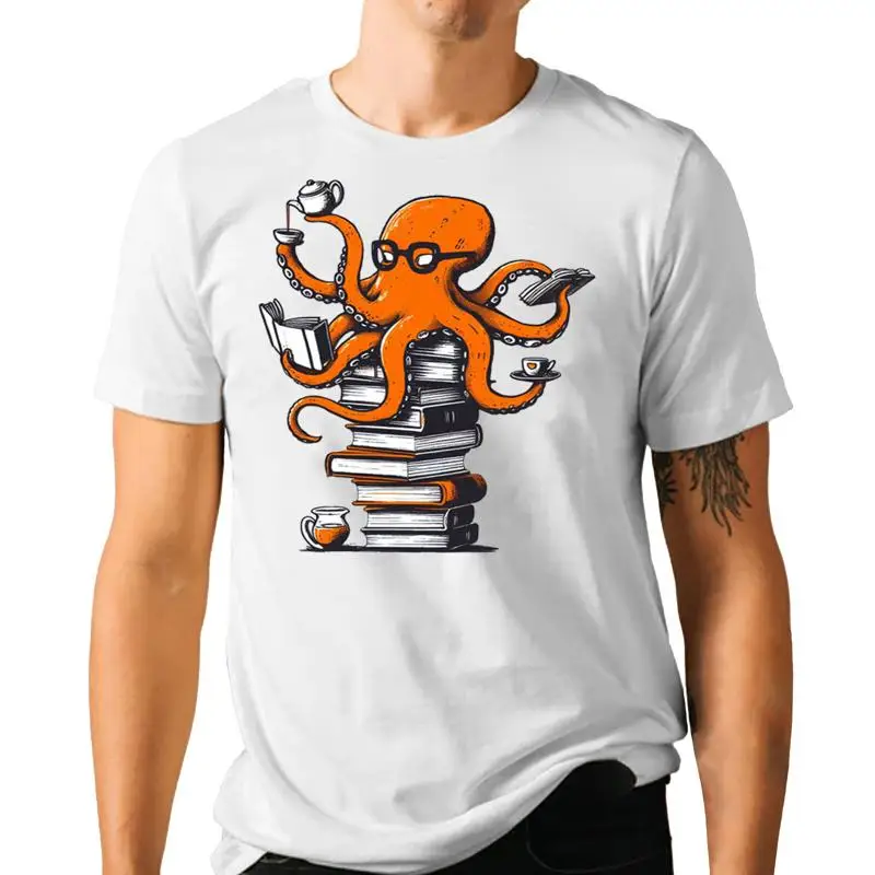 Reading Octopus T Shirt Coffee - T And Tea Coffee recension och pris