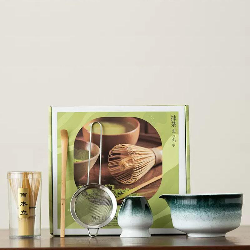 1/2/5-Piece Japanese-Style Mat - Matcha Whisk Set recension och pris