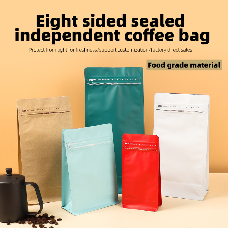 Aluminum Foil Stand-up Pouches - Coffee Tea Bags recension och pris