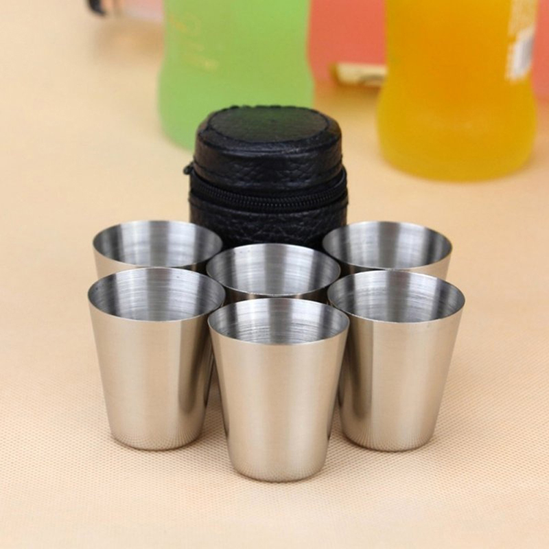 4/6Pcs Stainless Steel Cups Mi - Coffee Tea Game recension och pris