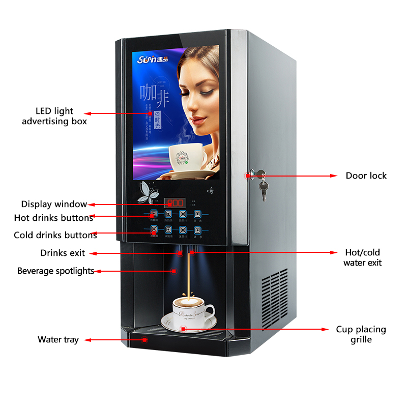 30SCW-8 Hot Ice Instant Coffee - Coffee Tea Machine recension och pris
