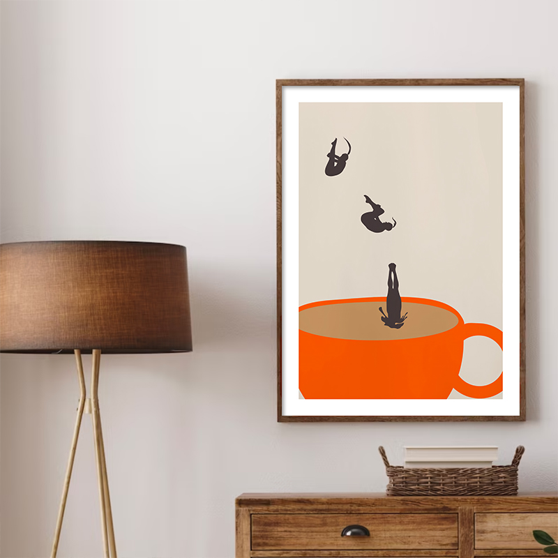Funny Girl Coffee Tea Cup Medi - Coffee Tea Picture recension och pris