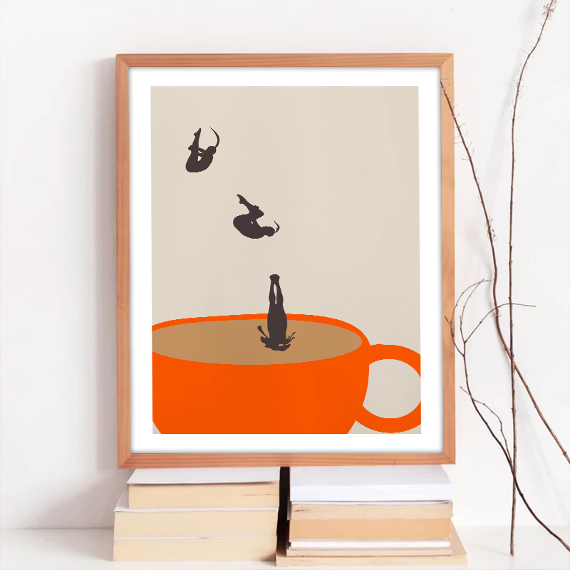 Funny Girl Coffee Tea Cup Medi - Coffee Tea Picture recension och pris
