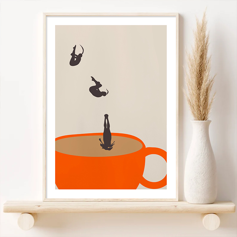 Funny Girl Coffee Tea Cup Medi - Coffee Tea Picture recension och pris