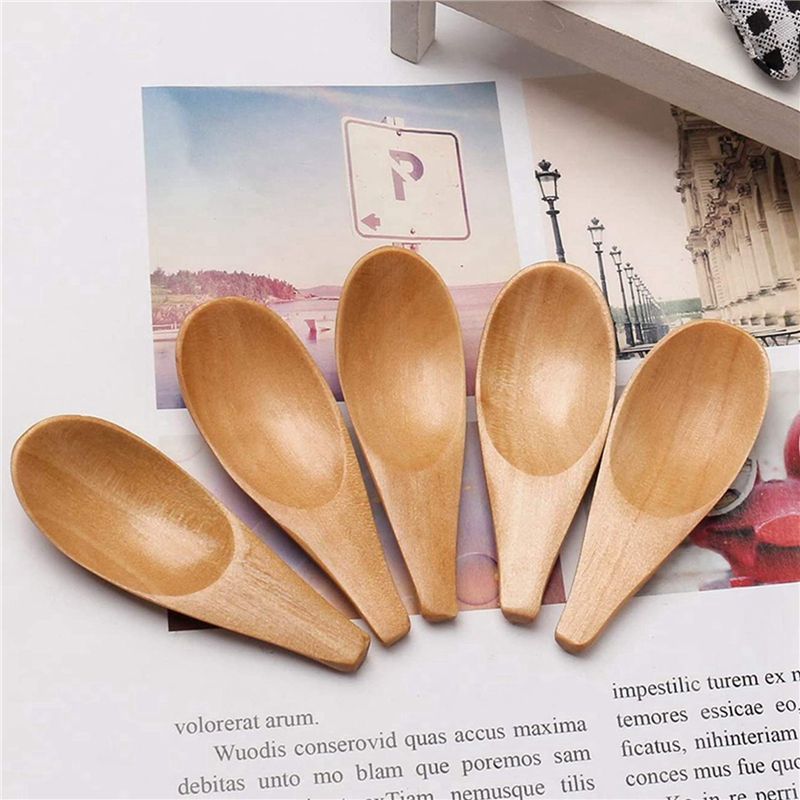 CYCLI-20 Pieces Mini Wooden Sp - Coffee Tea Etc recension och pris