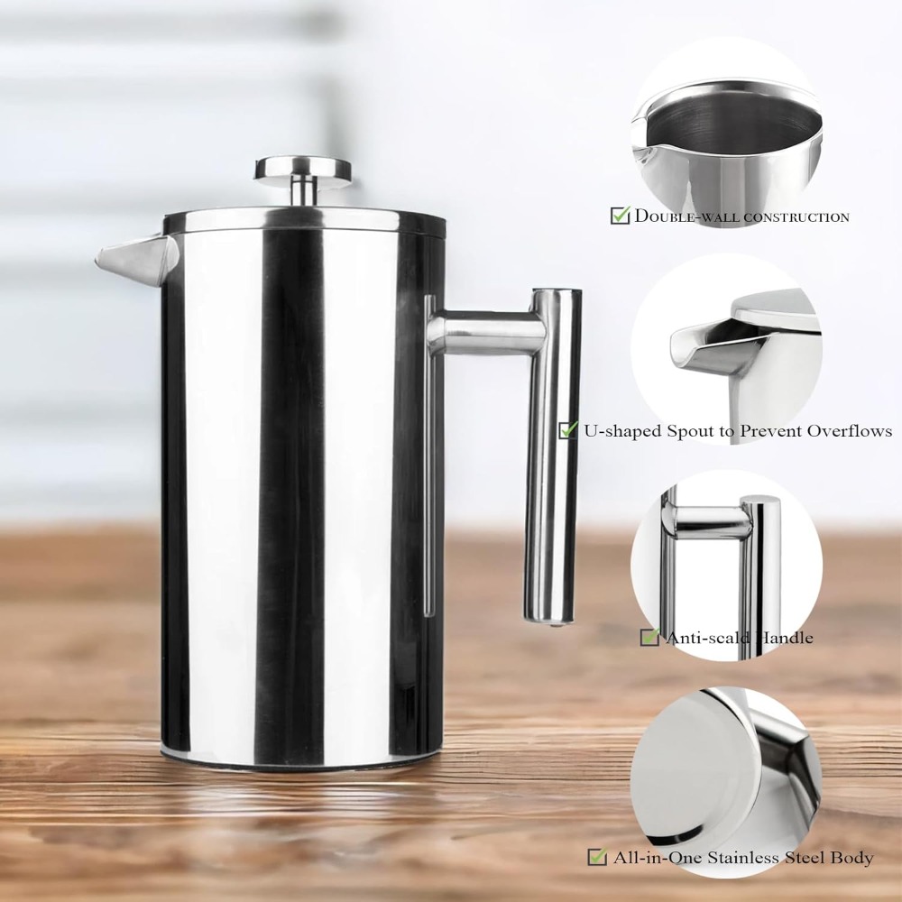 French Press Coffee Maker, 304 - French Press Coffee & Tea recension och pris