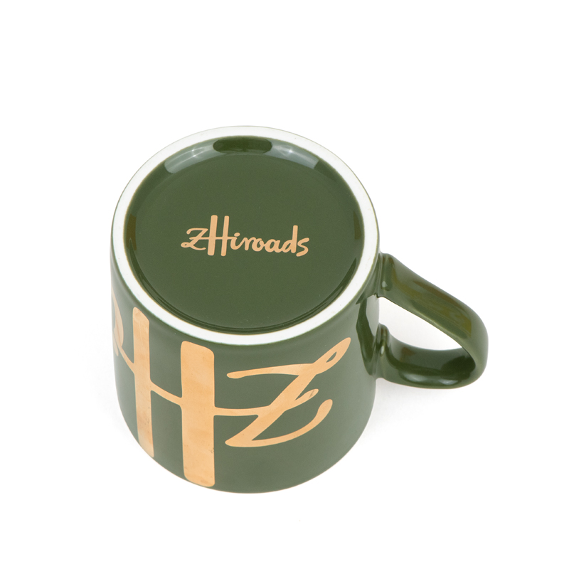 Luxury Bone China Coffee Mug E - Coffee Tea Green recension och pris