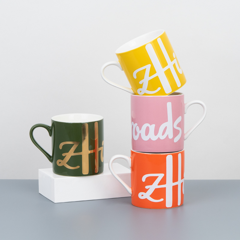Luxury Bone China Coffee Mug E - Coffee Tea Green recension och pris