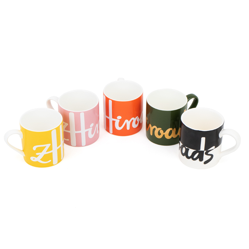 Luxury Bone China Coffee Mug E - Coffee Tea Green recension och pris