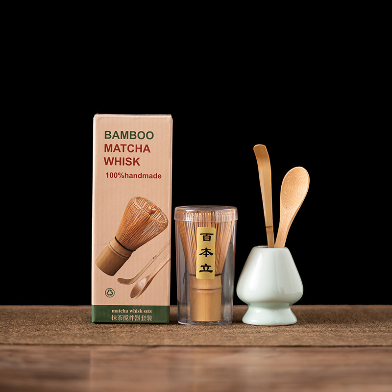 4PCS Bamboo Matcha Whisk Set H - Matcha Whisk Set recension och pris