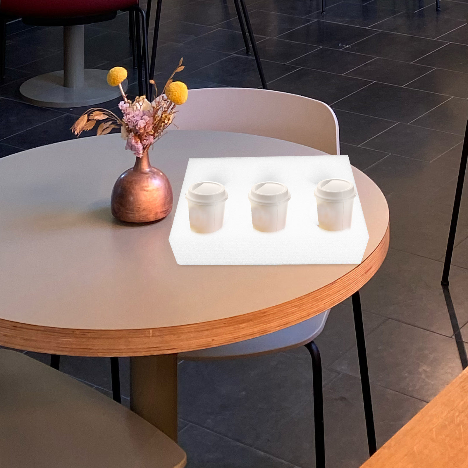 2Pcs Beverage Cup Holder Tray  - Coffee Tea Holders recension och pris