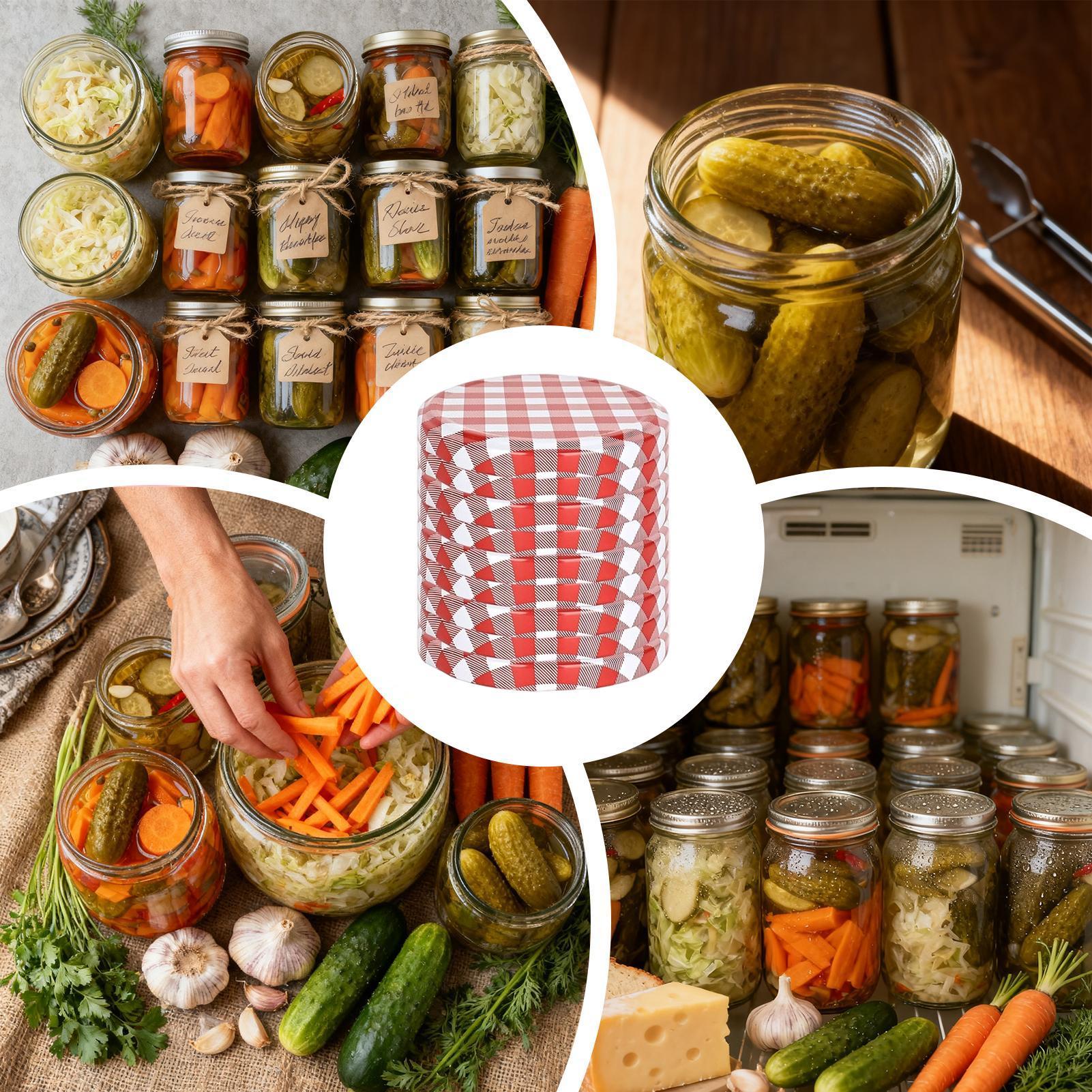 Jar Lid 50 Piece Leak Proof Re - Coffee Tea Replacement recension och pris