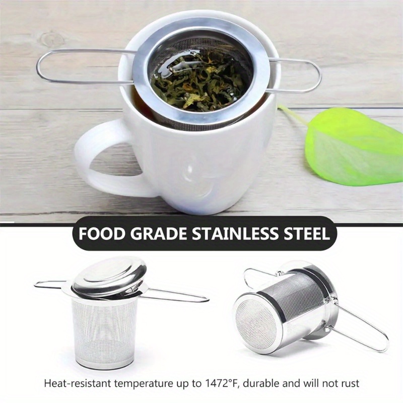 Stainless Steel Mesh Tea Infus - Coffee Tea Leaf recension och pris