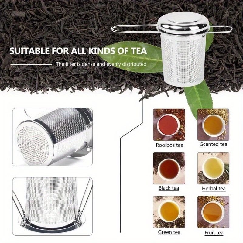 Stainless Steel Mesh Tea Infus - Coffee Tea Leaf recension och pris