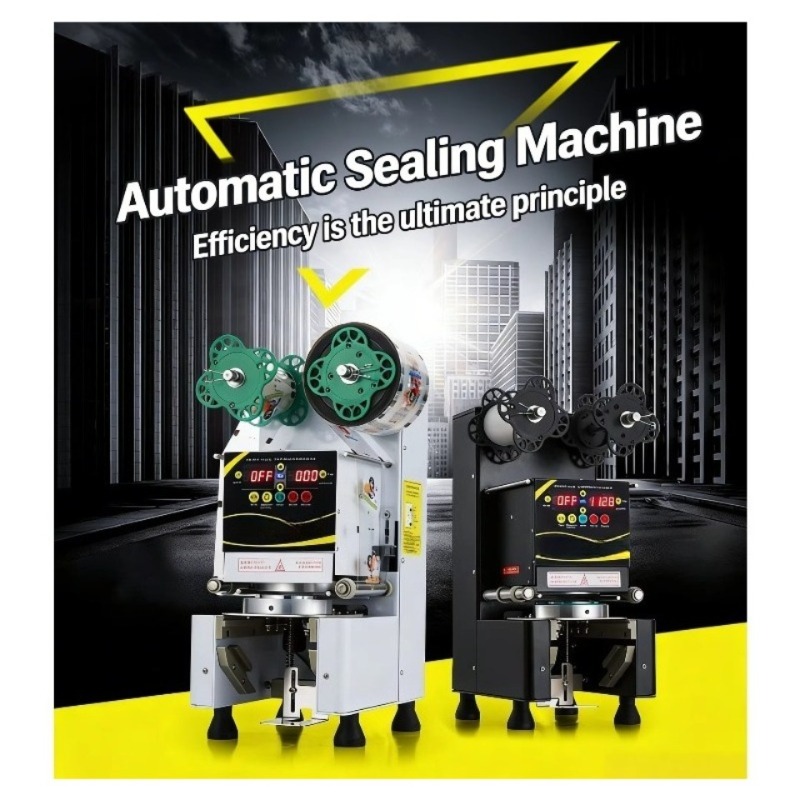 Automatic Plastic Cup Sealing  - Coffee Tea Machine recension och pris