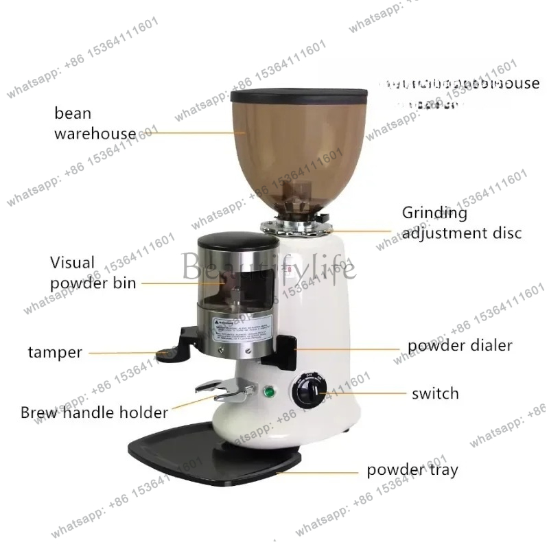 Flat Commercial Coffee Grinder - Coffee Tea Espresso Machines recension och pris
