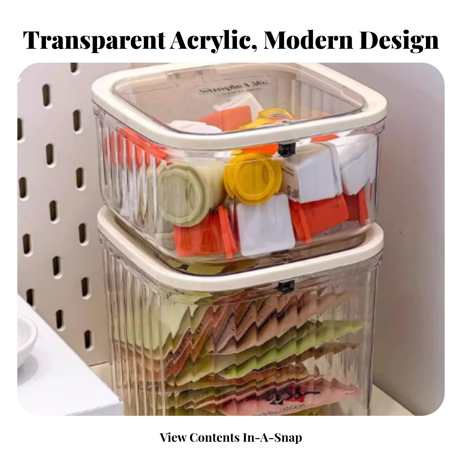 Plastic Tea Bag Storage Box La - Coffee Tea Bags recension och pris