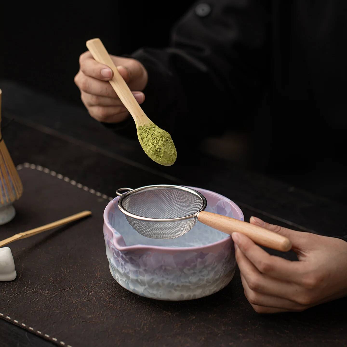 4/8PCS 2026 New Crystalline Ic - Matcha Whisk Set recension och pris
