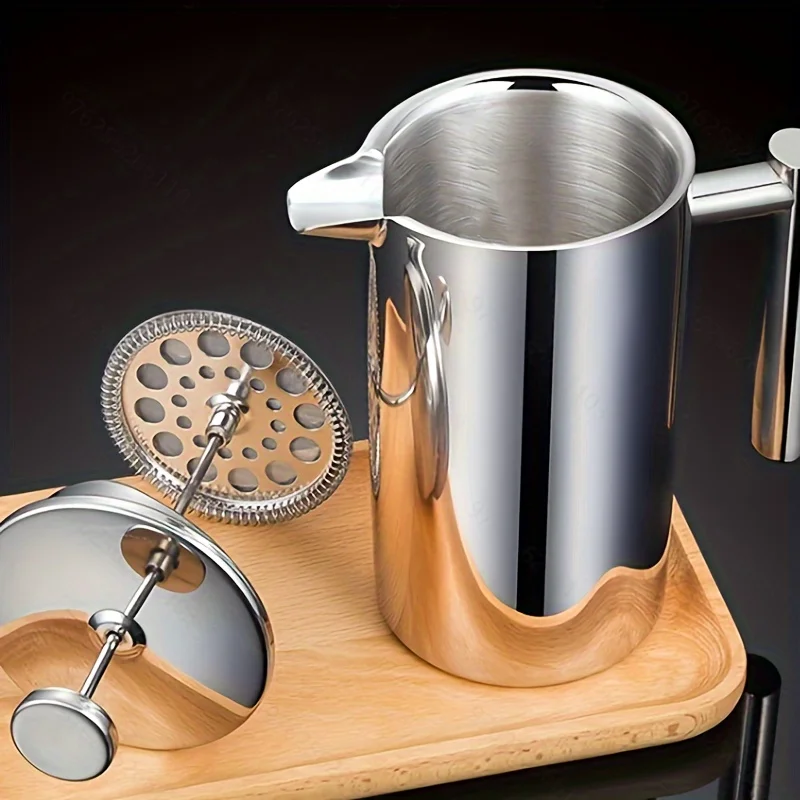 Elegant 350ml Stainless Steel  - French Press Coffee & Tea recension och pris