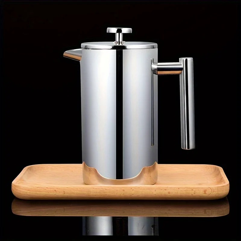 Elegant 350ml Stainless Steel  - French Press Coffee & Tea recension och pris