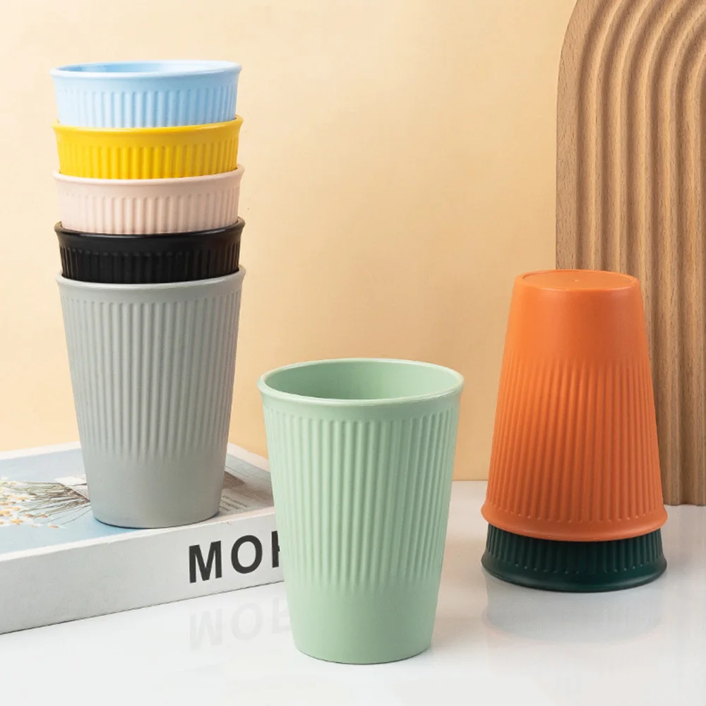 6Pcs Green Washable Wheat Stra - Coffee Tea Green recension och pris
