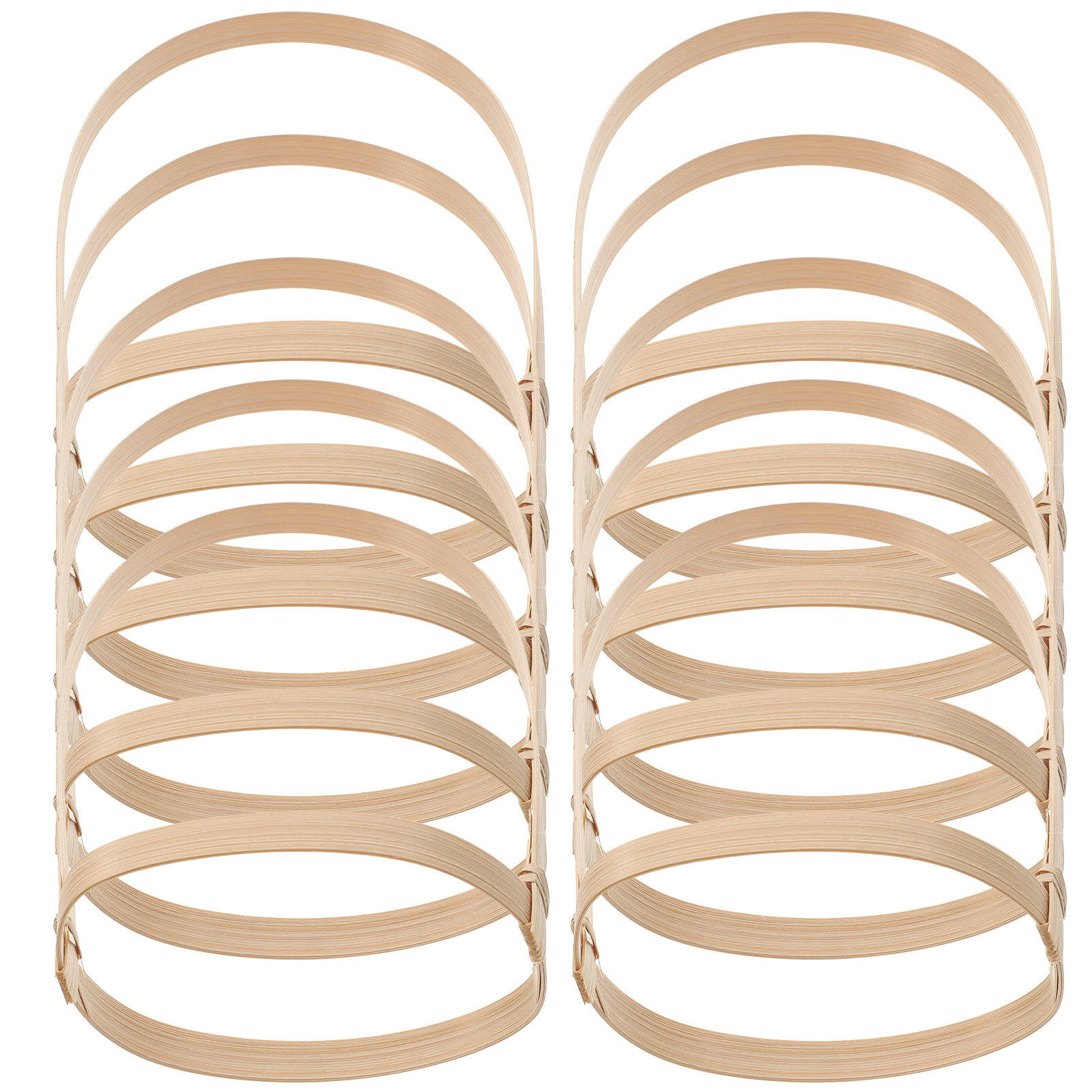 10Pcs Bamboo Drink Carrier Cof - Coffee Tea Holders recension och pris