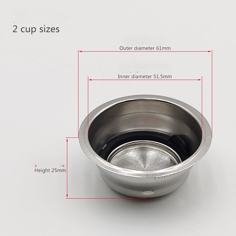 51mm Pressurized Porous Filter - Coffee And Tea Filter recension och pris