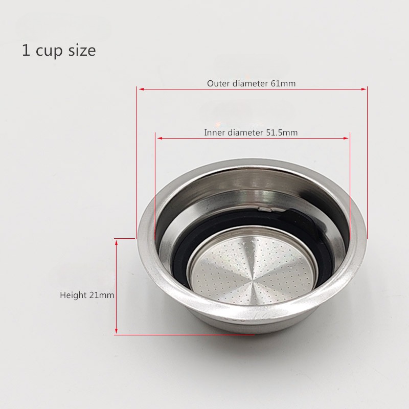 51mm Pressurized Porous Filter - Coffee And Tea Filter recension och pris