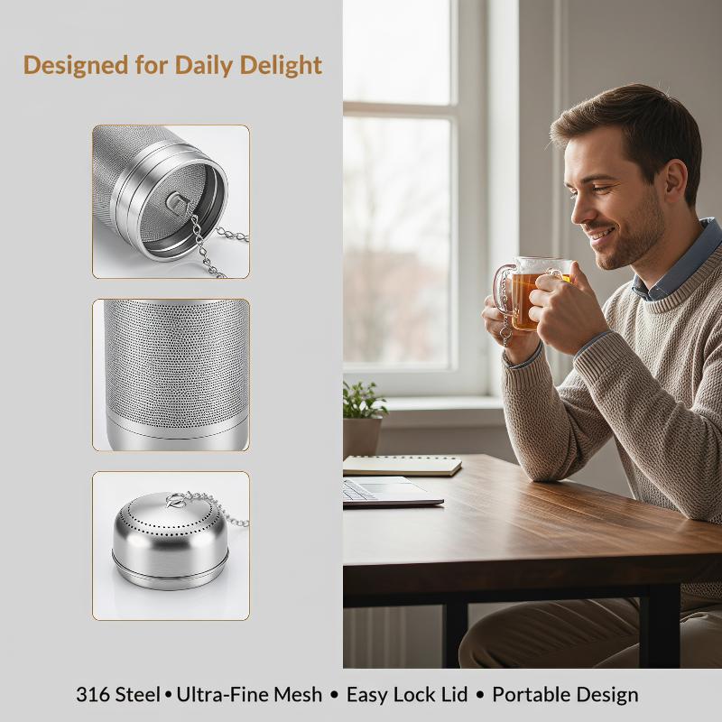 Stainless Steel Tea Infuser St - Coffee Tea Leaf recension och pris