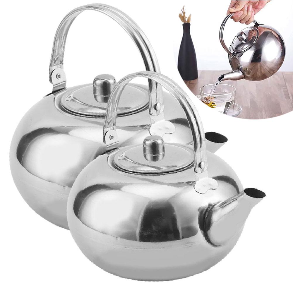 Steel Teapot Coffee Pot Kettle - Coffee Tea Leaf recension och pris